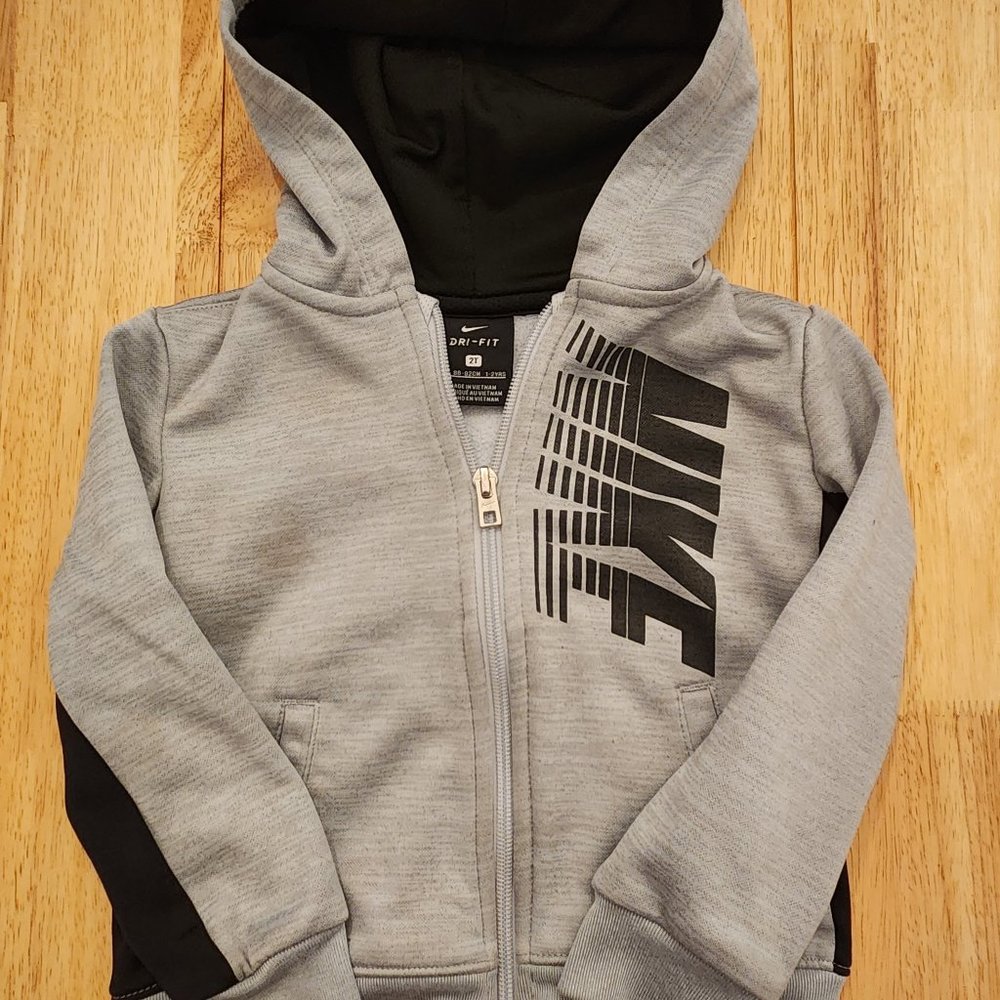 Nike Dri Fit Youth 2T Zip-Up Sweatshirt